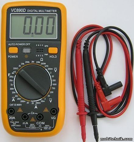 Victor VC890D цифровой мультиметр
