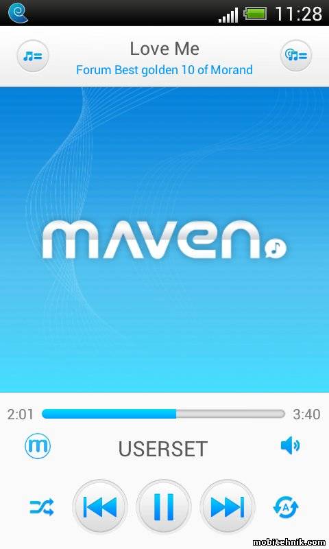 3D MAVEN Music Player