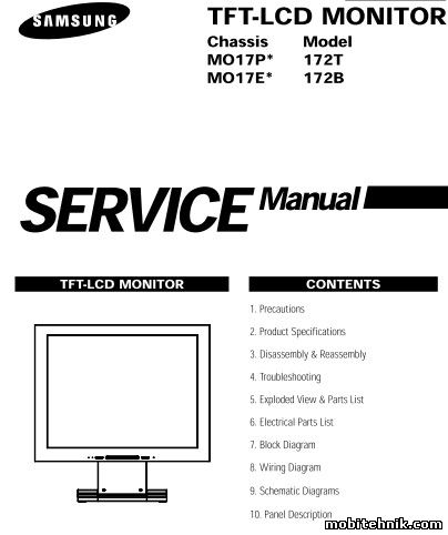 Samsung SyncMaster 172T, 172B