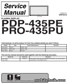 PIONEER PDP-435PE, PIONEER PRO-435PU